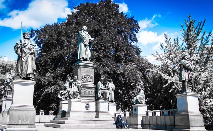 Saksa Luther muistomerkki uskonpuhdistus