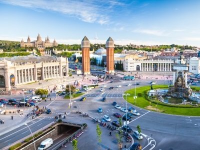 Espanja_view of the center of Barcelona. Spain400x300