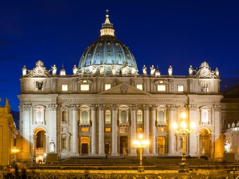 Italia_St Peter s Basilica in Rome, Vatican Italy_800x600