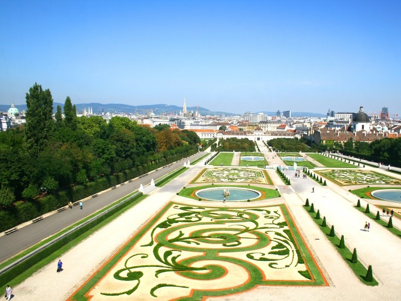 Wien_Park Belvedere in Vienna_800x600