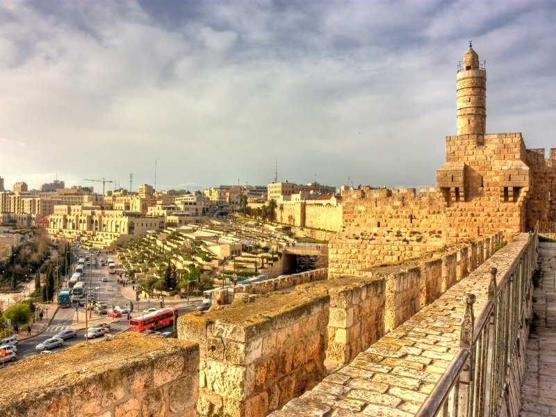 Israel_David's tower (citadel), the old city of Jerusalem, Israel_800X600