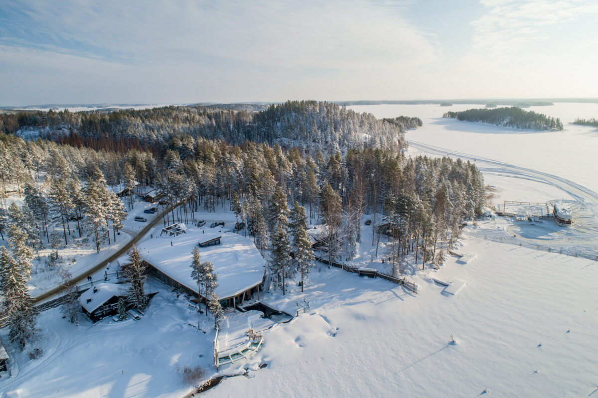 Järvisydän talvinäkymä