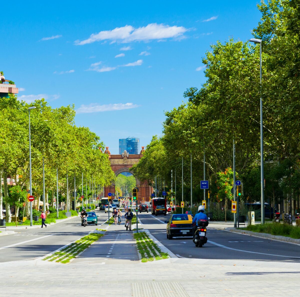 Barcelona keskusta katu