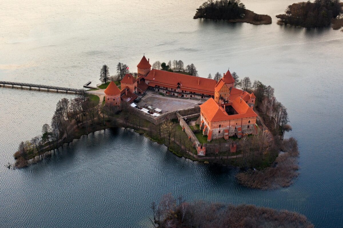 Vilna Trakai ilmakuva