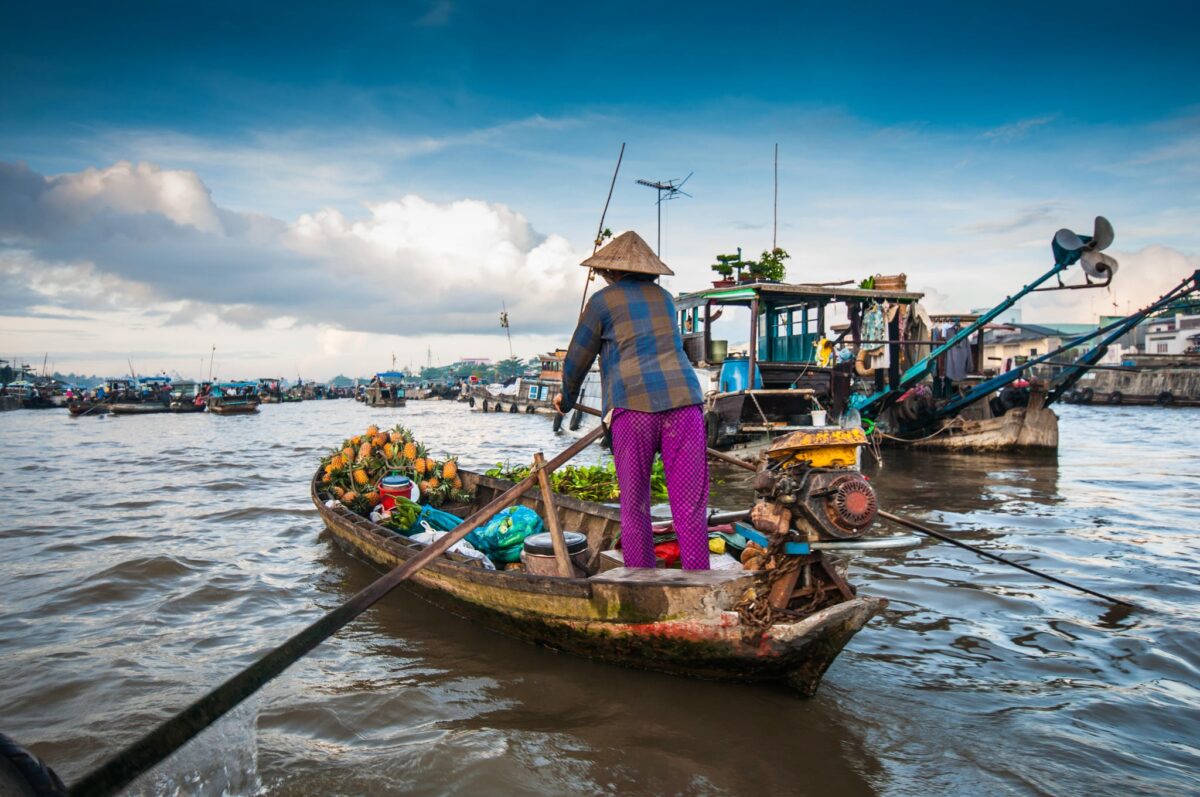 Vietnam CAN THO kelluvat markkinat