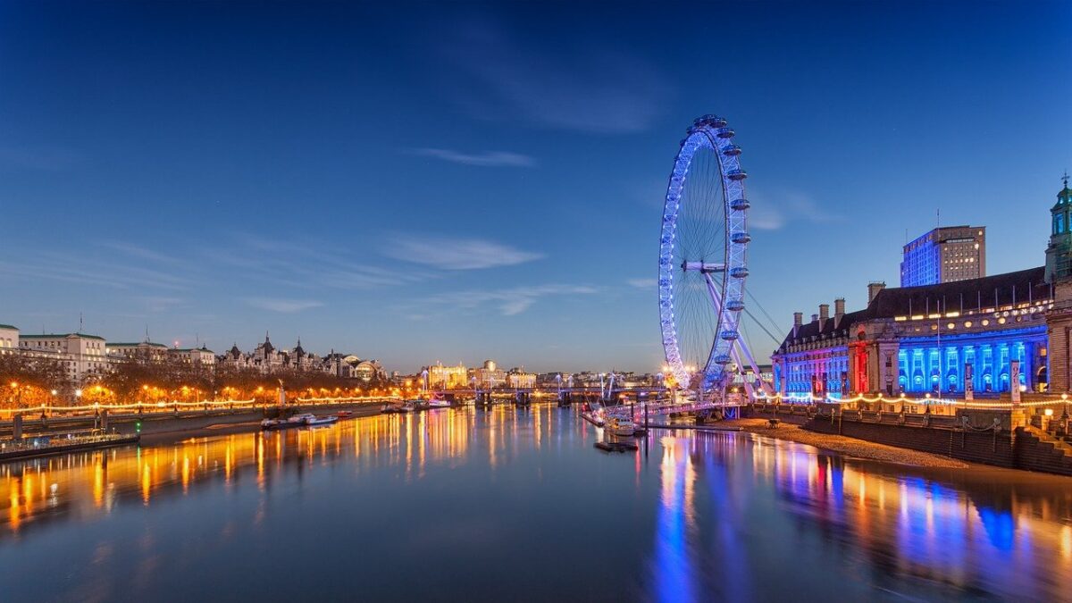 Lontoo pyörä London Eye